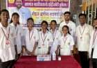 माडखोल येथील आरोग्य तपासणी शिबिराला उत्स्फूर्त प्रतिसाद.