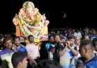 उभादांडा येथील प्रसिद्ध गणपतीचे विसर्जन.