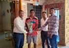 लघुपाटबंधारे विभागाच्या उपकार्यकारी अभियंता श्रीमंगले यांच्या हस्ते सामजिक कार्यकर्ते बबली राणे यांचा सत्कार.