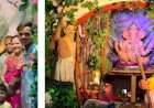 निवती मेढा येथील केळुसकर कुटुंबांनी साकारला बाळू मामाचा देखावा.