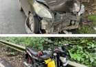 इन्सुली घाटीत इर्टीगा कारची दुचाकीला धडक......दुचाकीस्वार गंभीर