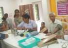 म्हापण येथे आरोग्य तपासणी शिबिर संपन्न.