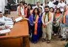 सावंतवाडी येथे भाजपच्या नगराध्यक्ष पदाच्या उमेदवार श्रद्धाराजे भोंसले यांनी भरला उमेदवारी अर्ज