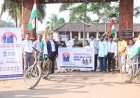 वेंगुर्लेत अटल बिहारी वाजपेयी यांच्या १०० व्या जयंतीनिमित्त सायकल रॅली व वृक्षारोपण