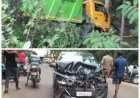 परुळेत भरधाव डंपरने उडवल्या दोन कार