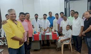 साटेली-भेडशी येथील ऑर्थोपेडिक शिबिराला उत्स्फूर्त प्रतिसाद.  शिक्षणमंत्री दीपक केसरकर यांच्या वाढदिवसानिमित्त शिबिराचे आयोजन.