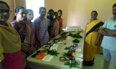 रानभाज्या आणि औषधी वनस्पतींचा उपयोग जाणून वनस्पतींचे जतन व संवर्धन करणे आवश्यक : मानसी कदम  आंब्रड बाजार शाळा नं १ येथे रानभाज्या आणि औषधी वनस्पती प्रदर्शन संपन्न.