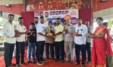 नारळ लढवणे स्पर्धेत पुरुष गटात प्रणय गुरसाळे तर महिला गटात रेश्मा वनस्कर प्रथम.