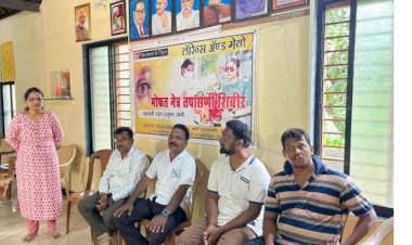 नेमळे येथे आयोजित नेत्र तपासणी शिबिरास उत्स्फूर्त प्रतिसाद.