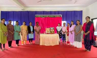 स्टेपिंग स्टोन ग्लोबल स्कूलमध्ये गांधी जयंती व लाल बहादूर शास्त्री यांची जयंती साजरी.