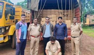 गोवा बनावटीच्या बेकायदा दारु वाहतूकीवर बांदा पोलिसांची मोठी कारवाई ; एकूण ३६ लाखांचा मुद्देमाल जप्त.