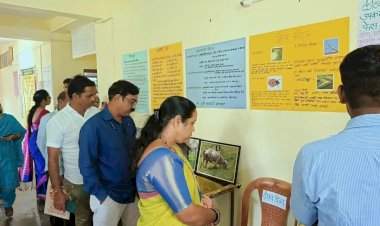 माणगाव ग्रामपंचायत येथे आयोजित सेंद्रिय शेतीपर माहिती केंद्राला शेतकऱ्यांचा उत्स्फूर्त प्रतिसाद.