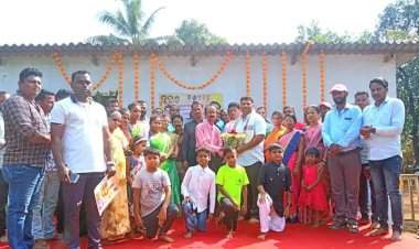 नेरूर गोंधयाळे येथे व्यायामशाळेचे आ.वैभव नाईक यांच्या हस्ते लोकार्पण.  भवानी मित्रमंडळाची व्यायामशाळेची मागणी आ. वैभव नाईक यांनी केली पूर्ण.