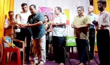 संत लालाजी मंडळ मठ आयोजित दिपावली शो टाईम चे भाजपा जिल्हाउपाध्यक्ष प्रसंन्ना देसाई यांच्या हस्ते उद्घाटन.