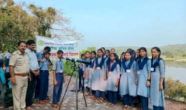 पाट हायस्कूल येथे सामाजिक वनीकरण तर्फे नेचर कॅम्पचे आयोजन.