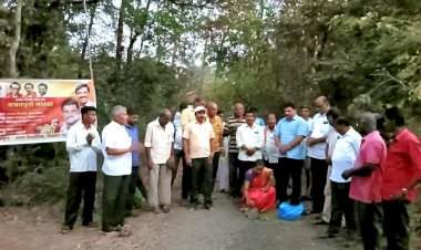 आंब्रड आणि पोखरण गावातील विकास कामांची आ. वैभव नाईक यांच्या हस्ते भूमिपूजने.