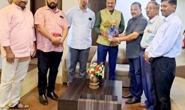 डॉ.ओमप्रकाश शेटे यांचे  भाजपा च्या वतीने स्वागत.