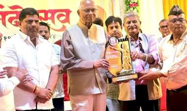 सिंधुदुर्गनगरीत प्रख्यात शास्त्रज्ञ पद्मविभूषण डॉ.रघुनाथ माशेलकर यांना 'कृषी भारतरत्न' पुरस्काराने सन्मानित.