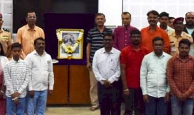 आरोग्य विज्ञान विद्यापीठात छत्रपती शिवाजी महाराज जयंती उत्साहात साजरी.