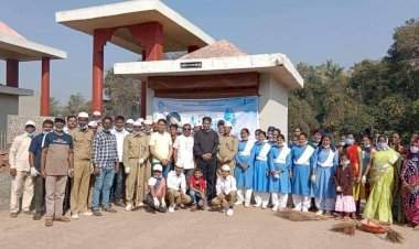 कणकवली गणपती साना येथे स्वच्छ जल स्वच्छ मन प्रोजेक्ट अमृत कार्यक्रमांतर्गत राबविली स्वछता मोहीम.