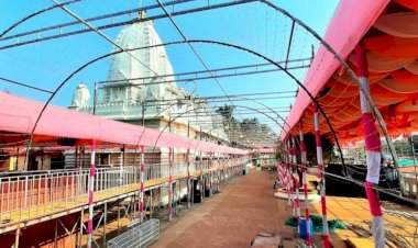 आंगणेवाडीत जत्रोत्सवाची लगबग.