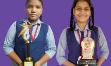 न्यू इंग्लिश स्कूल उभादांडा प्रशालेच्या विद्यार्थिनींचे चित्रकला, वक्तृत्व, हस्ताक्षर स्पर्धेत घवघवीत यश.