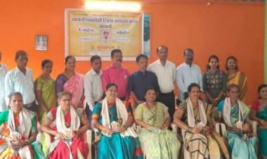 सातार्डा येथे महिला दिनानिमित्त कर्तृत्ववान महिलांचा सन्मान.