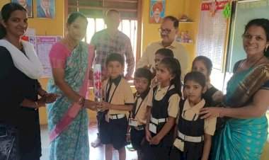 ब्रेन डेव्हलपमेंट स्कॉलरशिप परीक्षेत मेडल धारक व उत्तीर्ण विद्यार्थ्यांचे गटशिक्षणाधिकारी कल्पना बोडके यांनी केले कौतुक.