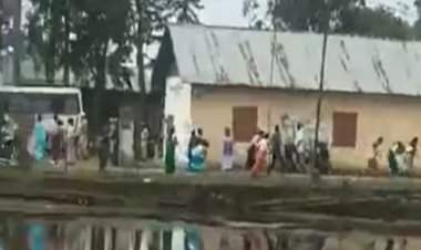 मणिपूर मतदान केंद्रावर गोळीबार; मतदारांची धावपळ.  कोणतीही जीवितहानी नाही.