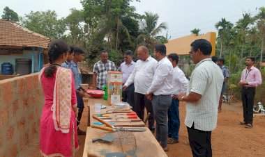 दाभोली इंग्लिश स्कूलमध्ये ओपन अँग्रीकल्चर क्लास रूमचा शुभारंभ.