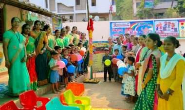 कुडाळ कुंभारवाडा प्रशालेत अभुतपूर्व शाळा पूर्वतयारी मेळावा उत्साहात संपन्न.