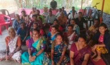 माणगाव कट्टावाडी-वेताळटेम येथील ग्रामस्थांचा रस्त्याच्या मागणीसाठी मतदानावर बहिष्कार.