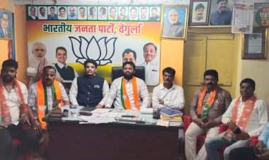 विशाल परब यांच्या उपस्थितीत वेंगुर्ला तालुक्यातील अनेक युवकांचा भाजपमध्ये प्रवेश.