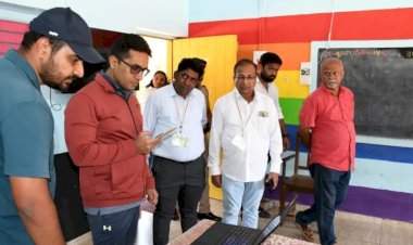 रत्नागिरीत मतदान केंद्रावरील वेब कास्टिंगची रंगीत तालीम.