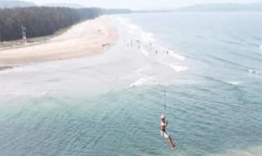 रत्नागिरीतील समुद्रकिनारे ठरतायत पर्यटकांचे आकर्षण; वाॅटर स्पोर्ट्साठी पर्यटकांची पसंती.