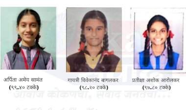 वेंगुर्ला तालुक्याचा दहावीचा निकाल ९९.७१ टक्के.  तालुक्यात अर्पिता सामंत प्रथम, गायत्री बागलकर द्वितीय तर प्रतीक्षा आरोलकर तृतीय.