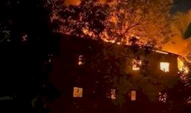 मुंबईच्या धारावी परिसरात भीषण आग; ६ जण होरपळले.