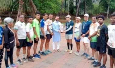 सिंधुदुर्ग जिल्ह्यातील दोन धावपटूंची काँग्रेड मॅरेथॉन स्पर्धेसाठी निवड.  ऑल दि बेस्ट रन च्या माध्यमातून विशेष शुभेच्छा; युवराज लखम राजेंची उपस्थिती.