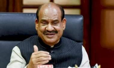 लोकसभा अध्यक्षपदी ओम बिर्ला यांची निवड.