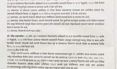 मृद व जलसंधारण विभागामार्फत घेण्यात येणाऱ्या गट ब व अराजपत्रित पदाच्या भरती प्रक्रियेत गैरव्यवहार.  आमदार वैभव नाईक यांनी पावसाळी अधिवेशनादरम्यान तारांकित प्रश्नाच्या माध्यमातून वेधले सभागृहाचे लक्ष.