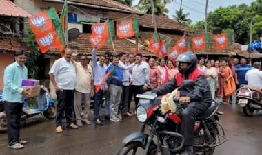 डावखरेंचा विजयानंतर वेंगुर्ला भाजपा तर्फे जल्लोष.