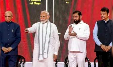 मुंबईला जगाची आर्थिक राजधानी बनविण्याचं माझं स्वप्न : पंतप्रधान नरेंद्र मोदी.  लोकसभा निकालानंतर पंतप्रधान नरेंद्र मोदी पहिल्यांदाच महाराष्ट्रात.