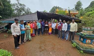 वेंगुर्ला येथील पोलीस भरतीच्या प्रशिक्षणासाठी गेलेली युवती झाली जखमी.  ऑपरेशनच्या खर्चासाठी भाजप युवा मोर्चा प्रदेश उपाध्यक्ष विशाल परब यांच्याकडून मदतीचा हात.