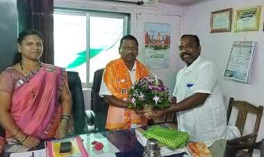 मुणगे उपसरपंच पदी दशरथ मुणगेकर यांची बिनविरोध निवड.