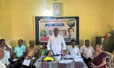 घोणसरी ग्रामपंचायत येथे आयोजित वयोश्री कॅम्पला उत्स्फूर्त प्रतिसाद.