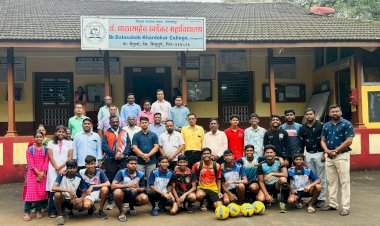 खर्डेकर महाविद्यालय येथे राष्ट्रीय क्रीडा दिन साजरा.