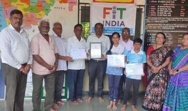 अणसूरपाल हायस्कूलला फिट इंडिया मानांकन.