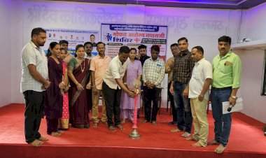 कणकवली कलमठ येथे आरोग्य शिबिराचे आयोजन.   शासनाच्या गृह व विधी न्याय मंत्रालय सामुदायिक आरोग्य शिबिर कार्यक्रम अंतर्गत आयोजन.