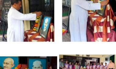 मदर तेरेसा स्कूल वेंगुर्ला येथे राष्ट्रपिता महात्मा गांधी व लालबहादूर शास्त्री जयंती उत्साहात साजरी