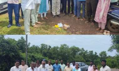 शिरोडा येथे दिपक केसरकर यांच्या प्रयत्नातून मंजूर झालेल्या कामांचे भूमिपूजन.